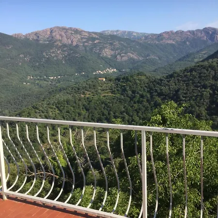Villa Santine Avec Terrasses Et Vue Panoramique Meuble Tourisme 4 Etoiles Santa-Lucia-di-Tallano