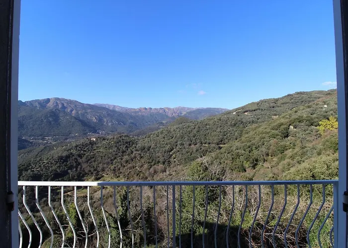 Santine Avec Terrasses Et Vue Panoramique Meuble Tourisme 4 Etoiles Vila Santa-Lucia-di-Tallano