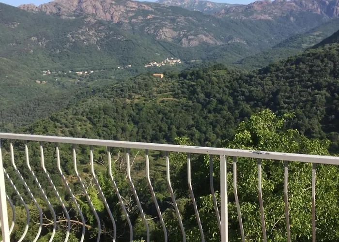 Vila Santine Avec Terrasses Et Vue Panoramique Meuble Tourisme 4 Etoiles Santa-Lucia-di-Tallano